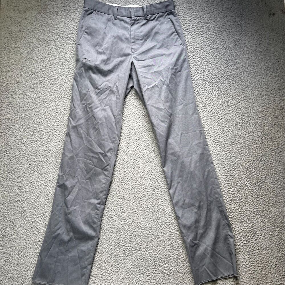 Kimmie Pants Womens Teens Size 30 Gray Low Rise Straight Leg